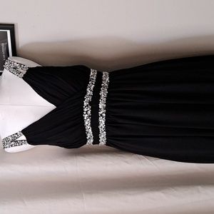 City Studio Black with Rhinestones Mini Dress 👗